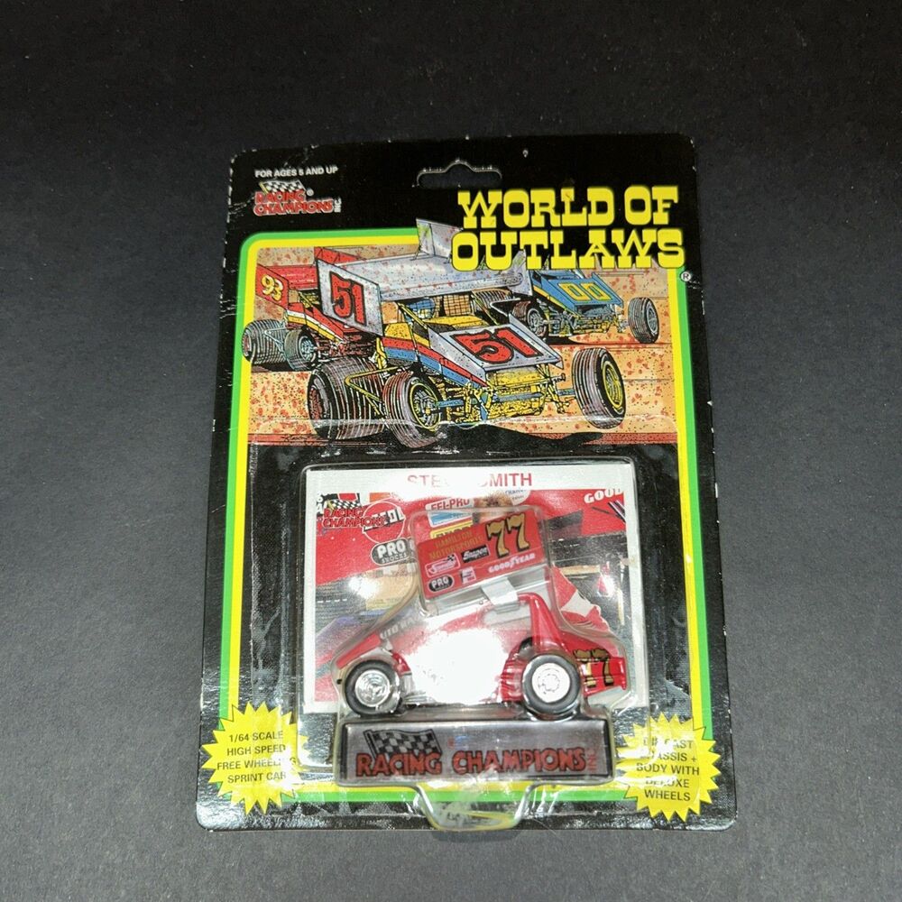 NEW 1993 Stevie Smith # 77 World of Outlaws Racing Champions Series 1 Sprint Car